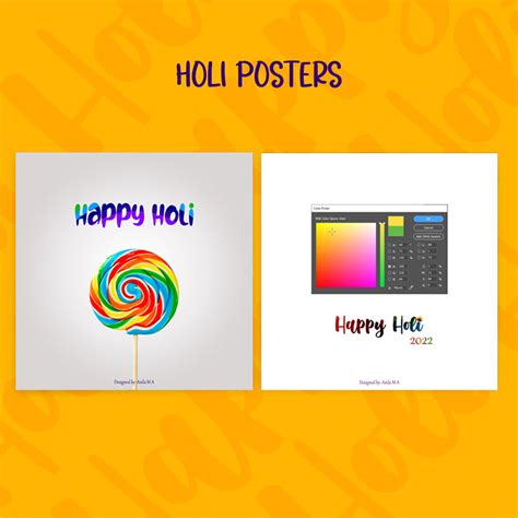 Creative Holi posters :: Behance
