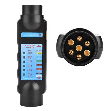 LIZEALUCKY Trailer Light Tester, 12V Trailer 7 Pin Towing Light Wire ...