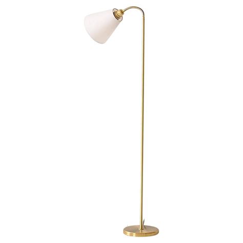 Vintage gold floor lamp For Sale at 1stDibs