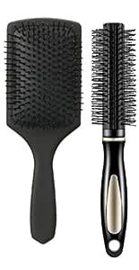 Buy MAYU 2 Pieces Hair Brush Comb Set Paddle Hair Brush Detangling ...