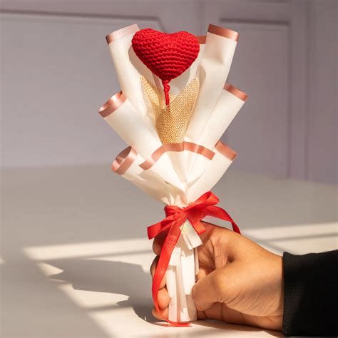 Buy Handcrafted Crochet Flower Bouquet Online | Handmade Crochet ...