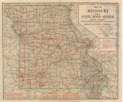 Detailed Road Map Of Missouri