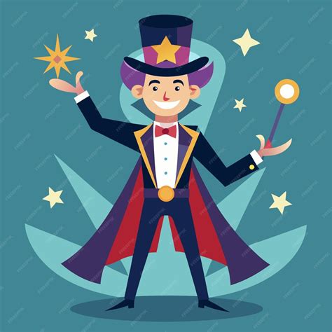 Magician Clip Art Vector Design Work | Premium AI-generated vector