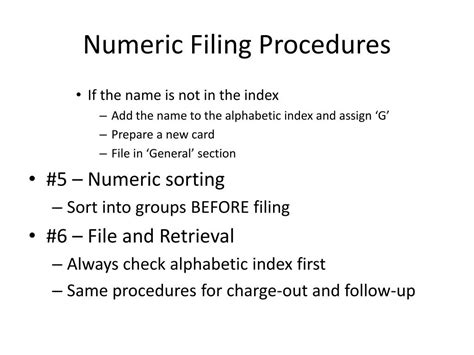 Image result for Numeric Filing System