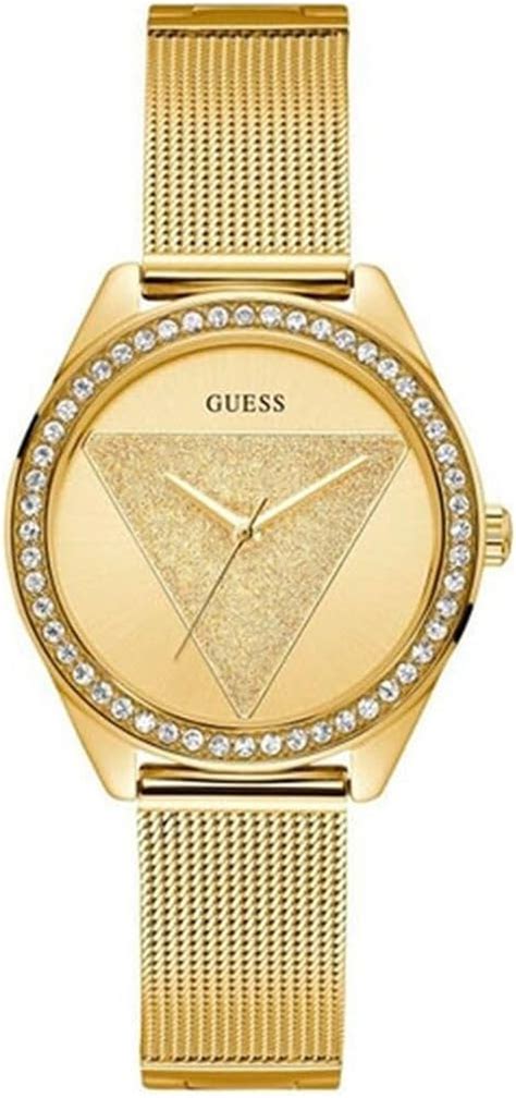 GUESS Leather Analog Silver Dial Women Watch-Gw0529L1, Pink Band ...