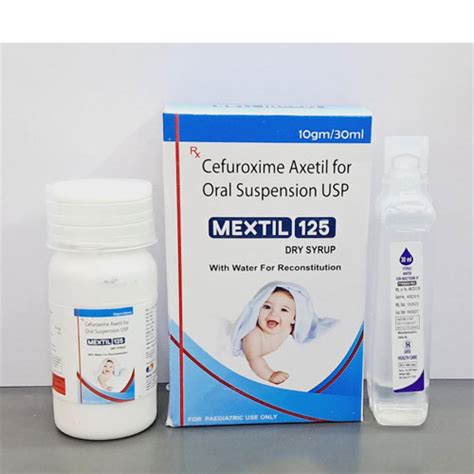 MEXTIL-125 DRY SYRUP METLAR FORMULATIONS
