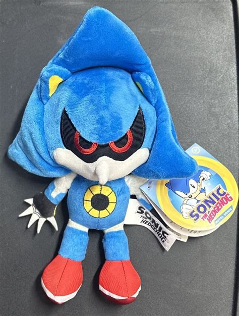 Sonic Hedgehog 9" Classic Metal Sonic Plush Figure Jakks Pacific NWT ...