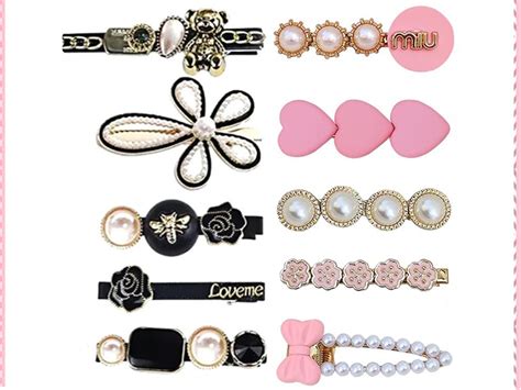 kapimo 10 Pcs Hair Clips for Women Girls Metal Hair Pin Stylish Korean ...