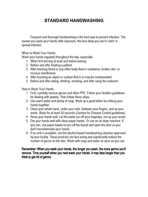 CDC Hand Washing PDF 的图像结果