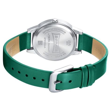 Buy Online Sonata Splash White Dial Women Watch With Leather Strap ...