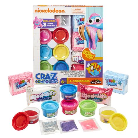 Buy NickelodeonCra-Z-Compounds 4 Compound Multi Pack includes 3 Glitter ...