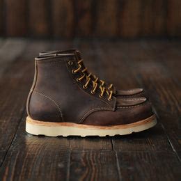 Leather moc toe boots – Craft & Glory