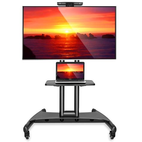 Amazon.com: Mount Factory Rolling TV Cart Mobile TV Stand for 40-65 ...