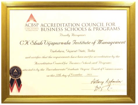 About CKSVIM | C K Shah Vijapurwala Institute Of Management