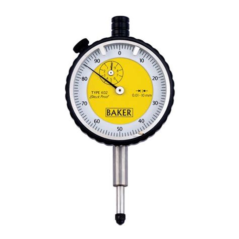Buy Baker Model 56 Plunger Type Dial Gauge 25mm K08 Online at Bestomart