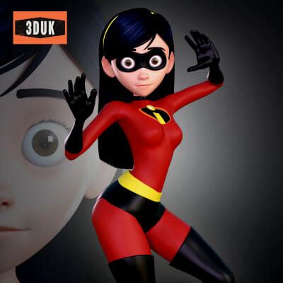 Violet Parr For G8F - Daz Content by 3DUK
