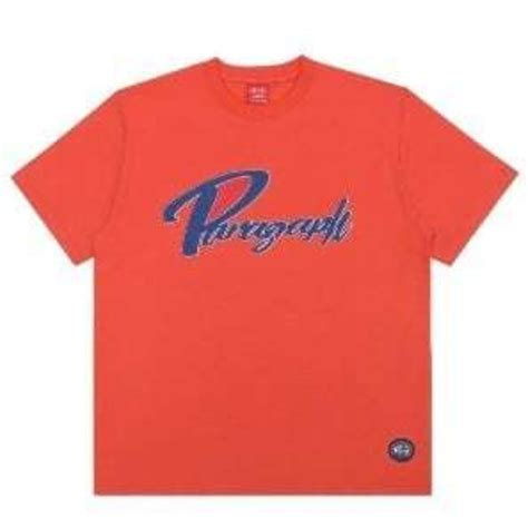 【PARAGRAPH】NO.11 RED STROKE T-SHIRT【パラグラフ/T-SHIRT/Tシャツ/ルーズシルエット/韓国/上海 ...