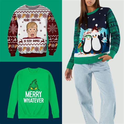 30 Funny Ugly Christmas Sweaters for Every Party in 2023