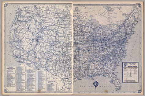 Rand McNally Road map, United States. Copyright by Rand McNally ...