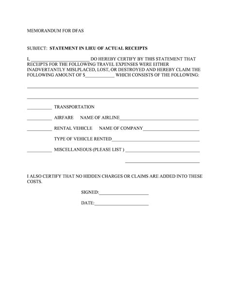 Memorandum for DFAS - Blank Fillable Template | Fill Out, Print ...