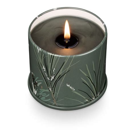 ILLUME® Candles Balsam & Cedar Noble Holiday Green Vanity Tin Candle ...