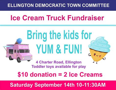 Get some Ice Cream and support the EDTC!, 4 Charter Rd Ellington , 14 ...