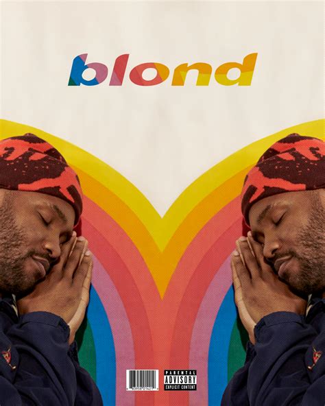 Frank Ocean - blond cover art | Frank ocean poster, Frank ocean ...