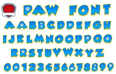 Paw Patrol Font Free Download | Fonty Fonts
