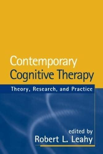 Buy Contemporary Cognitive Therapy: Theory, Research, and Practice Book ...