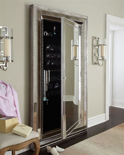 Glam Floor Mirror / Jewelry 'closet' - Horchow | Floor mirror, Armoire ...
