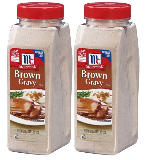 Gravy Mix McCormick Brown , 21 Oz 3PK Plant Based Meat