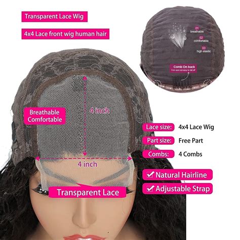 4x4 Water Wave Brazilian Virgin HD Lace Front Wig 14 Inch - 180% ...