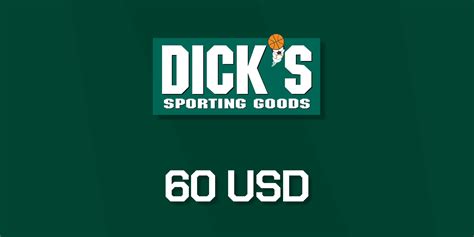Αγορά Dicks Sporting Goods $60 Gift Card (United States) Καλύτερη τιμή ...