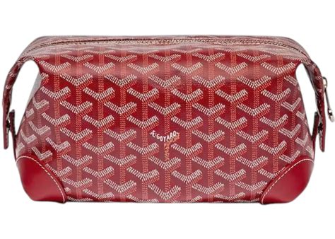 Goyard Boeing 25 Toilet Bag Red