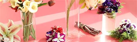 Buy LABZIO Borosilicate Clear Glass Flower Vase (Set of 3) Cylinders ...