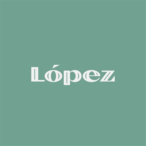 Lopez anchovies lettering design, by Alex Monzó | Imagenes de apellidos ...