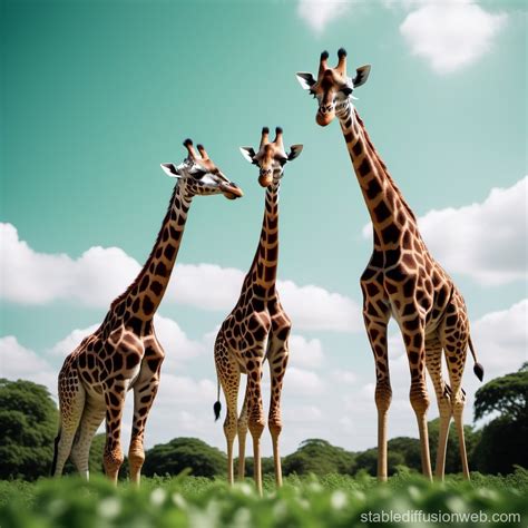 Ant-Figure of a Million, Giraffes Playing Frisbee in Vomit-Green Sky ...