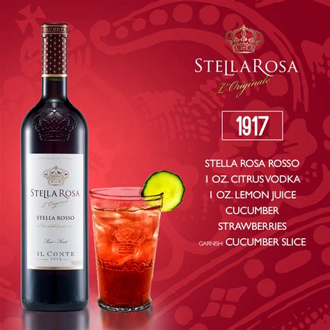 Italian Semi-Sweet, Semi-Sparkling Wines | Stella rosa wine recipes, Citrus vodka, Stella rosa wine