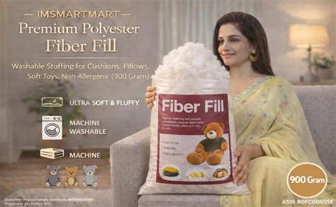 IMSMARTMART Premium Synthetic Cotton Filling - Racron Polyester Fiber ...