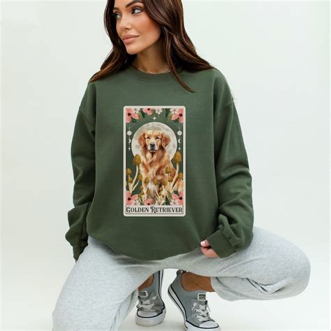 Golden Retriever Sweatshirt Golden Retriever Sweater Golden Retriever ...