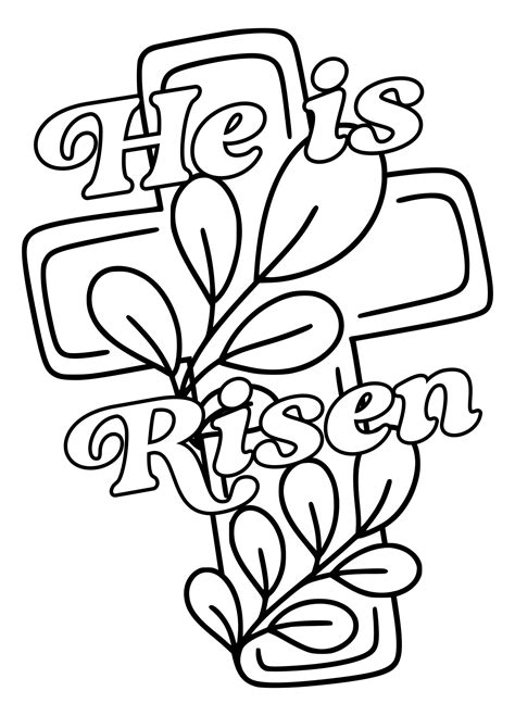 Free Christian Easter Coloring Pages For Kids