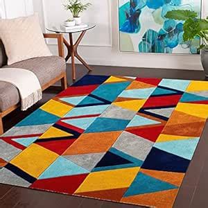 Buy S S BROTHERS CARPET Hand Tufted Wool Carpets Anti Shedding Rug ...