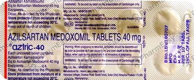 Aztric 40 MG Tablet (10): Uses, Side Effects, Price & Dosage | PharmEasy