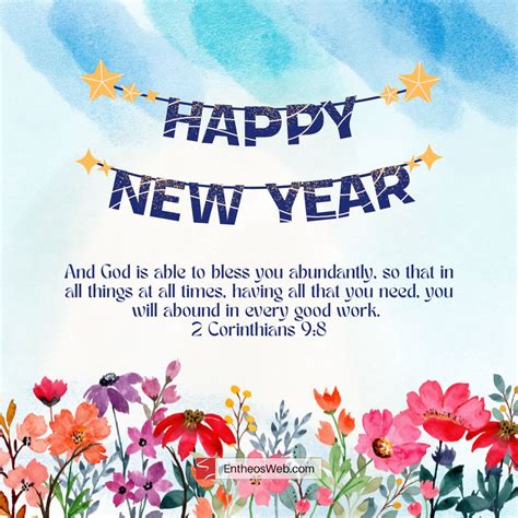 Christian Happy New Year Images with Bible Verses | EntheosWeb