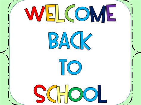 Free Printable Welcome Back Sign Printable