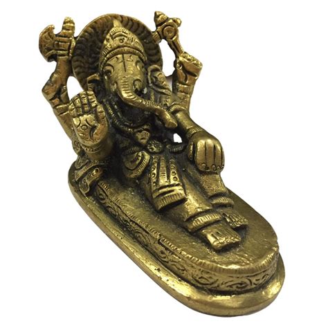Sofa Ganesh Brass Antique 2 inch – Sri Prarthana