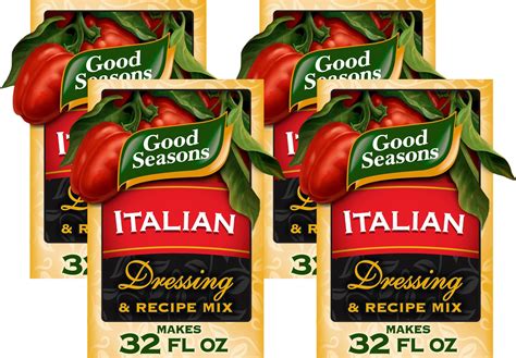 Amazon.com : Good Seasons Italian Dressing & Recipe Seasoning Mix, 4 ct ...