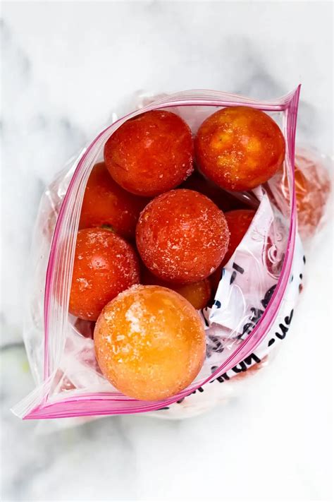Can you freeze cherry tomatoes? Yes! And it's actually the easiest, low ...