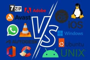 Image result for Difference Between Operating System Software