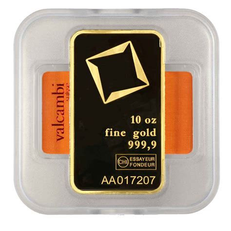 10 OUNCE GOLD BAR VALCAMBI – Ausecure